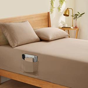 Extra Deep Pocket King Fitted Sheet - Taupe