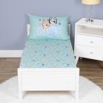 Bluey Toddler Bed Sheet Set - Green