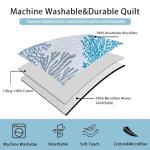 Coastal King Quilt Set - Reversible Nautical Bedding