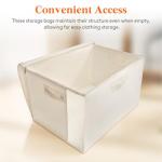 Canvas Cotton Comforter Storage Bags - 4 Pack