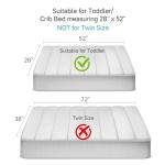 Wowelife Girls Toddler Bedding Set with Ruffles