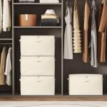 Canvas Cotton Comforter Storage Bags - 4 Pack