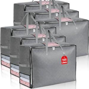 Extra Large Comforter Storage Bags - 6 Pack