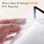 Lifewit 4 Pack Clear Storage Bags for Bedding