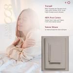 Luxury Egyptian Cotton King Sheet Set - Khaki