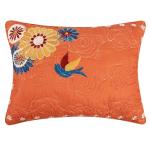 Topanga Orange Standard Pillow Sham by Barefoot Bungalow