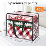 Under Bed Storage Bags, 4 Pack with Zippers