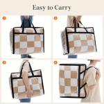 Lifewit 4 Pack Clear Storage Bags for Bedding