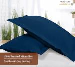 Navy 2-Pack Standard Microfiber Pillow Shams