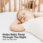 KeaBabies 2-Pack Bamboo Baby Crib Sheets - Rose