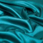 Teal Satin Sheet Set for California King Bed