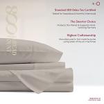 Luxury Egyptian Cotton King Sheet Set - Khaki