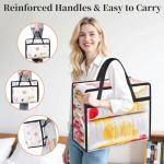 Under Bed Storage Bags, 4 Pack with Zippers