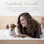 Soft Floral Pink Twin Microfiber Sheet Set