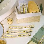 Sheet Keepers Bed Sheet Organizer Bands (2-Pack) – Made in USA Comforter & Bedding Storage Straps with Labels – Closet & Linen Organization Solution