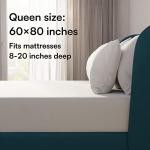 Niagara Waterproof Mattress Protector Queen 60x80 Cover Deep Pocket Breathable Noiseless 8-20Inches Bed Smooth Jersey Mattress Pad Cover Fully Ultra Thin Polyester