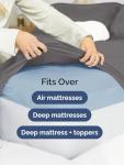 Extra Deep Queen Sheet Set - 6 Piece Breathable and Cooling Sheets - Hotel Luxury Bedding for Women, Men, Kids & Teens - Easy & Secure Fit - Soft, Wrinkle Free and Comfy - Extra Deep Pockets - Grey