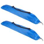CRASPIRE 2Pcs Folding Camp Chair Bag Blue Beach Chairs Replacement Foldable Carrying Bags 35.8In Polyester Portable Waterproof Adjustable Drawstring Storage for Outdoor Camping Travel Clothing Bedding