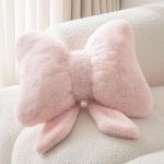 Novohive Bow Pillow Throw Pillows Butterfly Shaped Decorative Cute Pillows for Bed Sofa Cute Home Decor,Pink 10 * 8inch