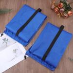 CRASPIRE 2Pcs Folding Camp Chair Bag Blue Beach Chairs Replacement Foldable Carrying Bags 35.8In Polyester Portable Waterproof Adjustable Drawstring Storage for Outdoor Camping Travel Clothing Bedding