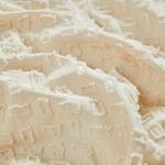 3 Pieces Tufted Crib Bedding Set with Ruffle Fringe, Beige Ruffled Comforter with Fitted Sheet and Bed Skirt , Soft and Embroidery Shabby Chic Boho Bohemian Jacquard Design for Baby Girls Boys