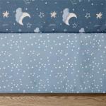 The Peanutshell 3 Piece Celestial Serenity Baby Crib Bedding Set Boy Nursery Decor Boy Crib Comforter Set, Boho Neutral Quilt and Accessories, Gender Neutral