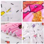 GRAT TIOC 4 Piece Toddler Bedding Set for Girls,Toddler Black Girl Magic Comforter Set,Black Princess Toddler Bed Comforter Set Includes Comforter, Flat Sheet,Fitted Sheet,Pillowcase