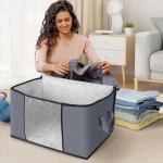 6-Pack Foldable Storage Bags for Bedding, Clothes