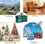 Extra Large Purple Foldable Travel Duffle Bag