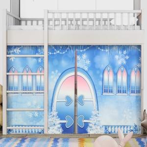 Loft Bed Tent Curtain Set for Twin Bunks