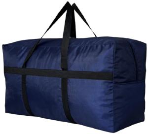 Blue Oversized Extra Large Travel Duffle Bag
