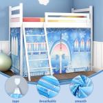 Loft Bed Tent Curtain Set for Twin Bunks
