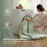 Bedsure Floral Sage Green Full Comforter Set