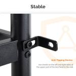 VINGLI Twin Over Twin Bunk Bed with LED Lights