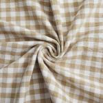 Plaid Ruffle Pillow Cases Set for Queen Size