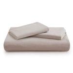 LOVQUE Queen Duvet Cover Set in Light Grey