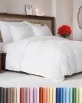 White Duvet Cover Full Size - Extra Soft Full Size Duvet Cover - Lightweight, Comfy, Cozy & Breathable - Easy Care & Fade Free with Zipper Closures and Ties - 80" x 90" Inches - Comforter Not Included