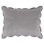Greenland Home Emma Floral Patchwork Quilted Reversible Pillow Sham, Standard 20x26-inch, Gray