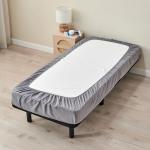 Kingnex 30x75x9 RV Bunk Sheets Set for Narrow Twin Bed Soft Brushed 1800 Microfiber 3 Piece Bedding Set Includes 1 Cot Size Fitted Sheet 1 Flat Sheet 1 Pillowcase Cot Grey