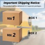 LIKIMIO Triple Twin Bunk Bed with Ladders