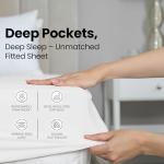 Utopia Bedding Queen Fitted Sheet - Bottom Sheet - Deep Pocket - Soft Microfiber - Shrinkage and Fade Resistant - Easy Care -1 Fitted Sheet Only (White)