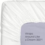 Utopia Bedding Queen Fitted Sheet - Bottom Sheet - Deep Pocket - Soft Microfiber - Shrinkage and Fade Resistant - Easy Care -1 Fitted Sheet Only (White)