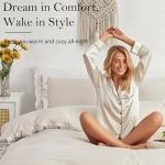 Bedorm Beige Duvet Cover Set Queen Ruffle Bedding Set Pleat Ruffled Shabby Chic Comforter Cover Extra Soft & Easy Care White Boho Duvet Cover with Zipper Closure