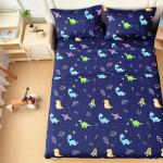 MICORAL Kids Twin Sheet Set Dinosaur, 3 Pieces Sheets for Boys & Girls, Soft Printed Microfiber Bed Sheets, Deep Pocket Cozy Toddler Bedding Set