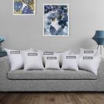 Utopia Bedding 16x16 Pillow Inserts, Set of 2, White – Indoor Decorative Throw Pillows for Bed, Sofa & Couch – Soft, Supportive & Fluffy Cushion Inserts