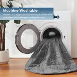 SLEEP ZONE Waterproof Mattress Protector Pad Queen Machine Washable, Breathable Mattress Topper with Deep Pockets, All-Season Use, Hotel Quality (Queen, Grey)