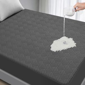 GOPOONY Waterproof Queen Mattress Protector - Soft & Noiseless