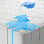 5-Sided Waterproof Mattress Protector, Queen Size Quilted Bamboo Rayon Mattress Cover, Breathable Cooling Noiseless Bed Fitted Sheets, Soft Bedding Pad with Deep Pocket Up to 18"