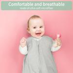 GUNTAIL Baby Crib Sheets for Boys Girls, 2 Pack Fitted Crib Sheet for Standard Crib and Toddler Mattress, Soft Microfiber Baby Sheet 52x28x8in. (Love & Pink)