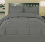Queen Comforter Set with Sheets - 7-Piece Bedding Collection - 1 Comforter, 1 Fitted Sheet, 1 Flat, 4 Pillowcases - Deep Pocket - Soft & Breathable Premium Quality - Ideal for All Seasons, Gray